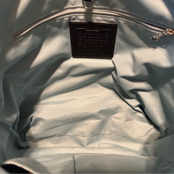 Coach Brown Patchwork Tote - Picture 7 of 12